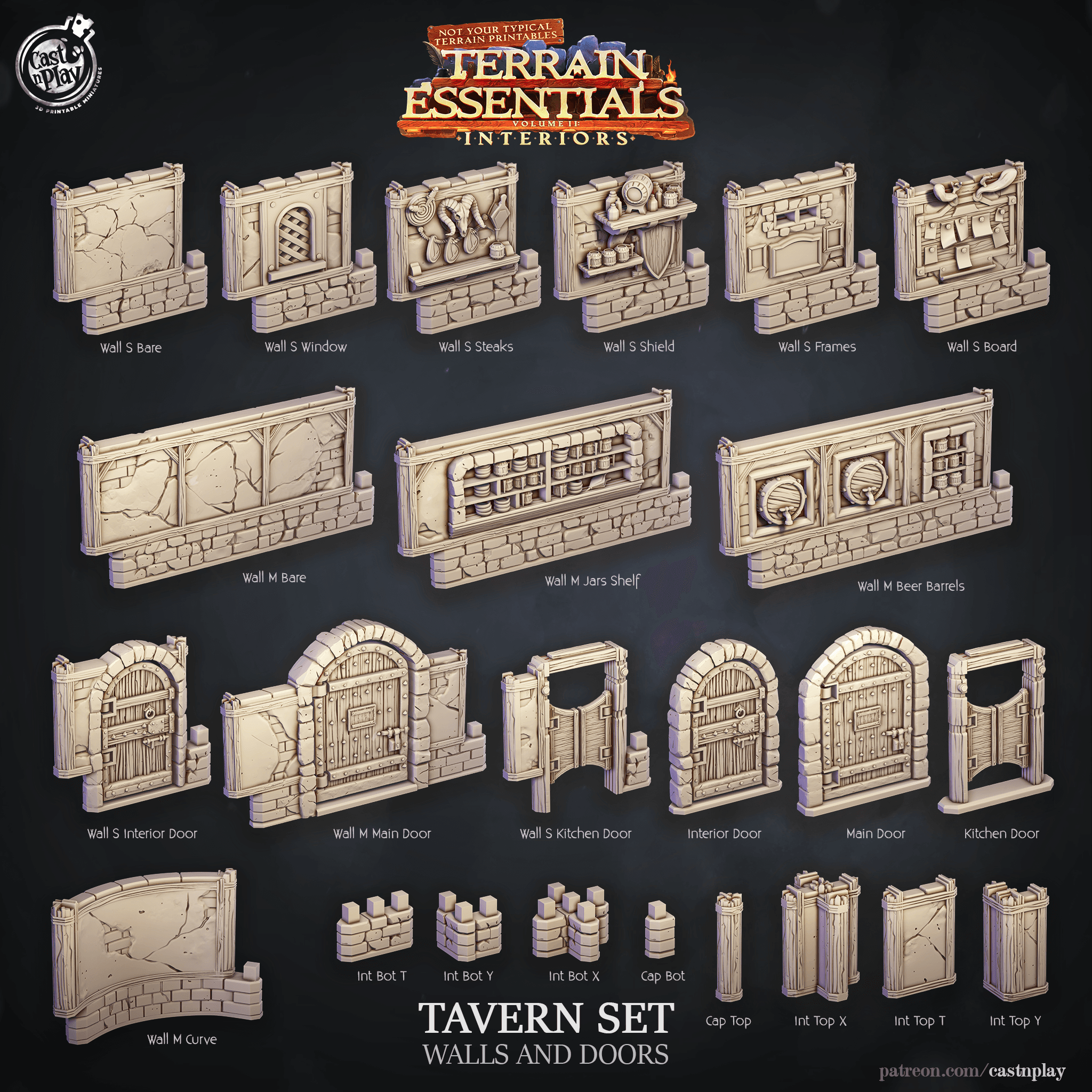 Tavern Set (Pre-Supported) 3d model