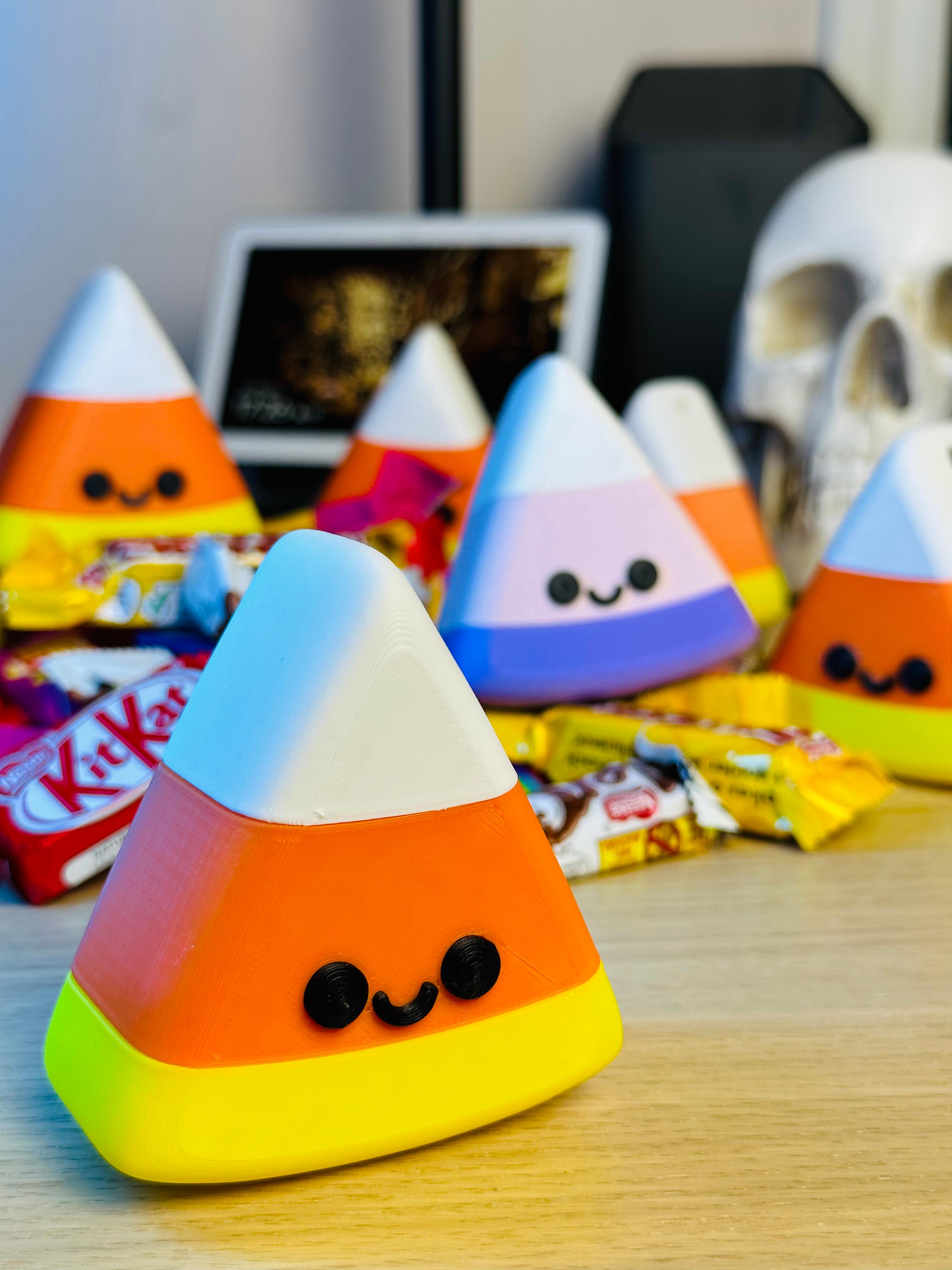 Cute Candy Corn Halloween - Holoprops 3d model