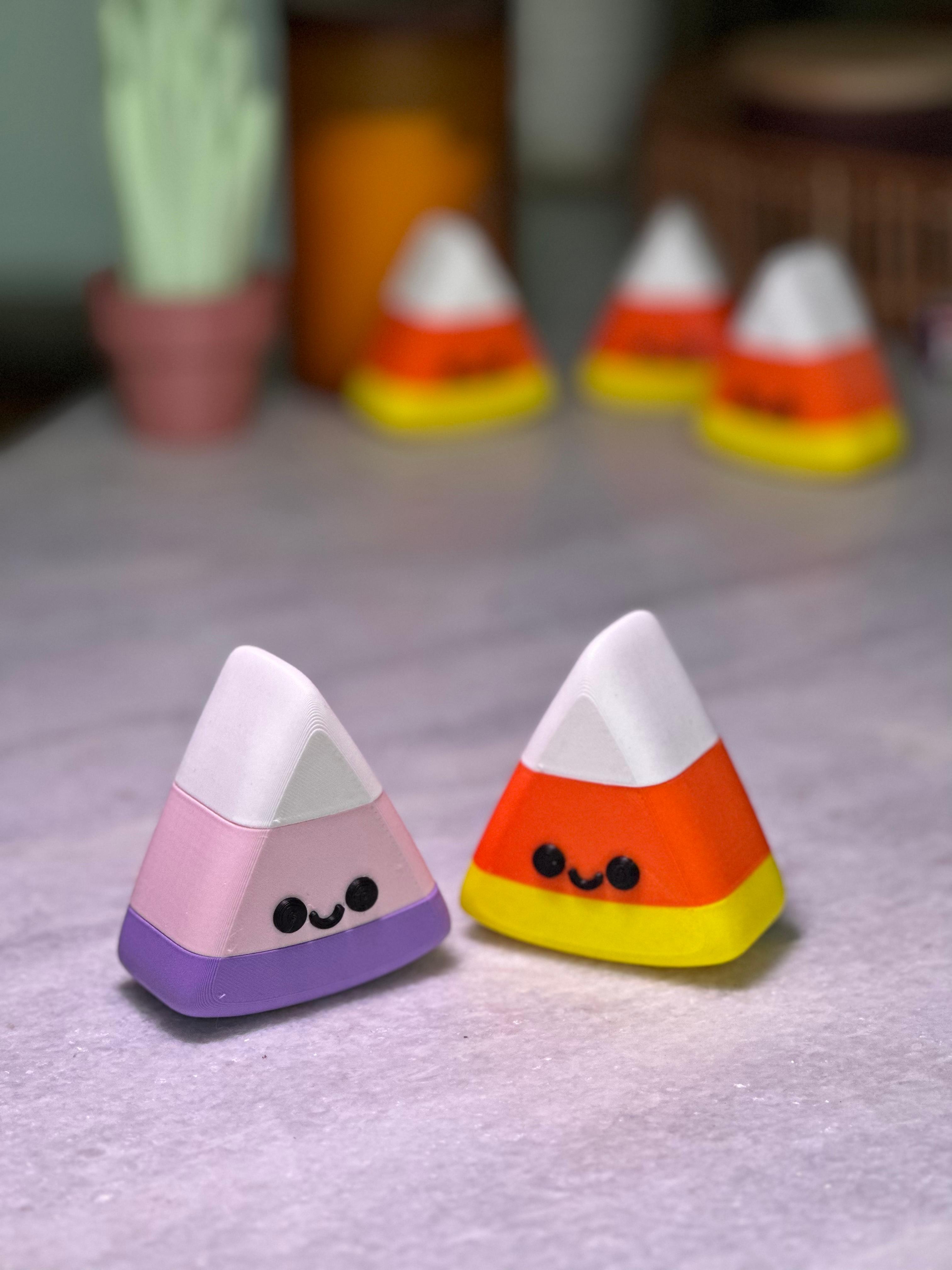 Cute Candy Corn Halloween - Holoprops 3d model