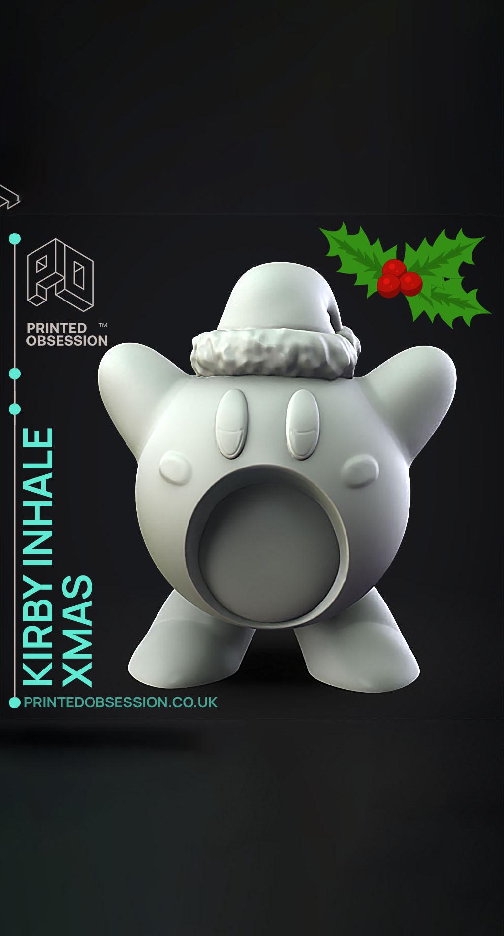 kirby inhale xmas - Kirbys Adventure - Fan Art 3d model