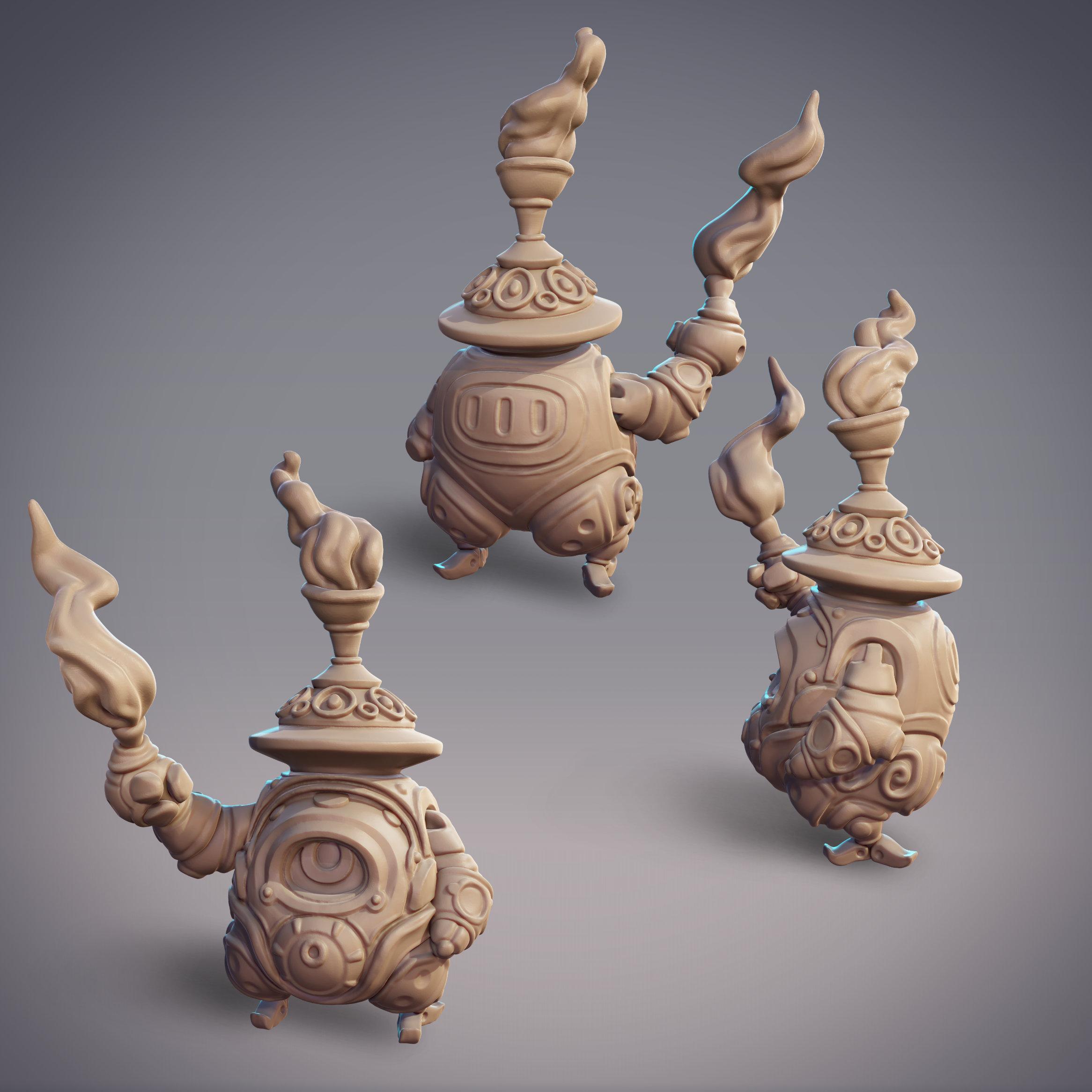 Flame Imp - Lamplighter Pari (Pre-supported) 3d model