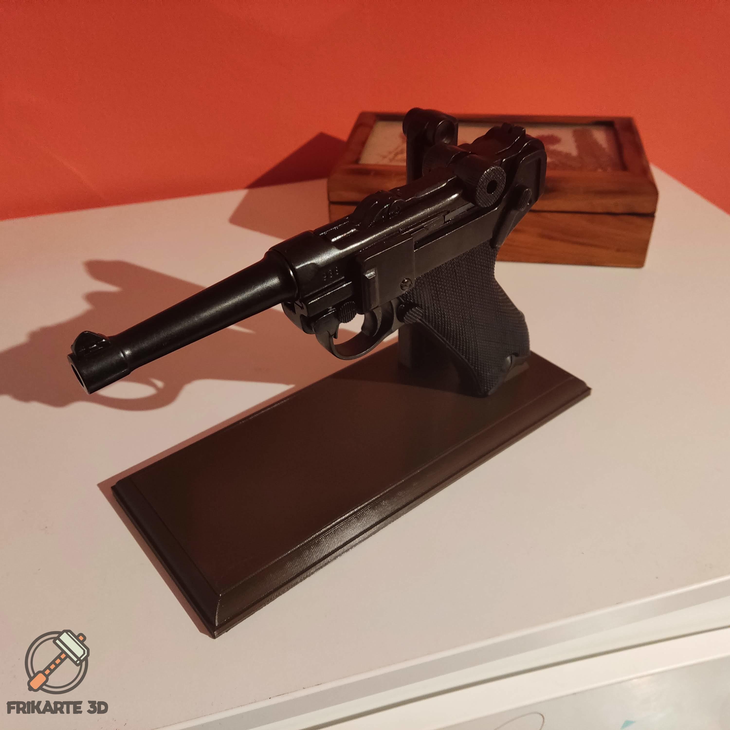 Parabellum Luger P08 Gun Display Stand 3d model