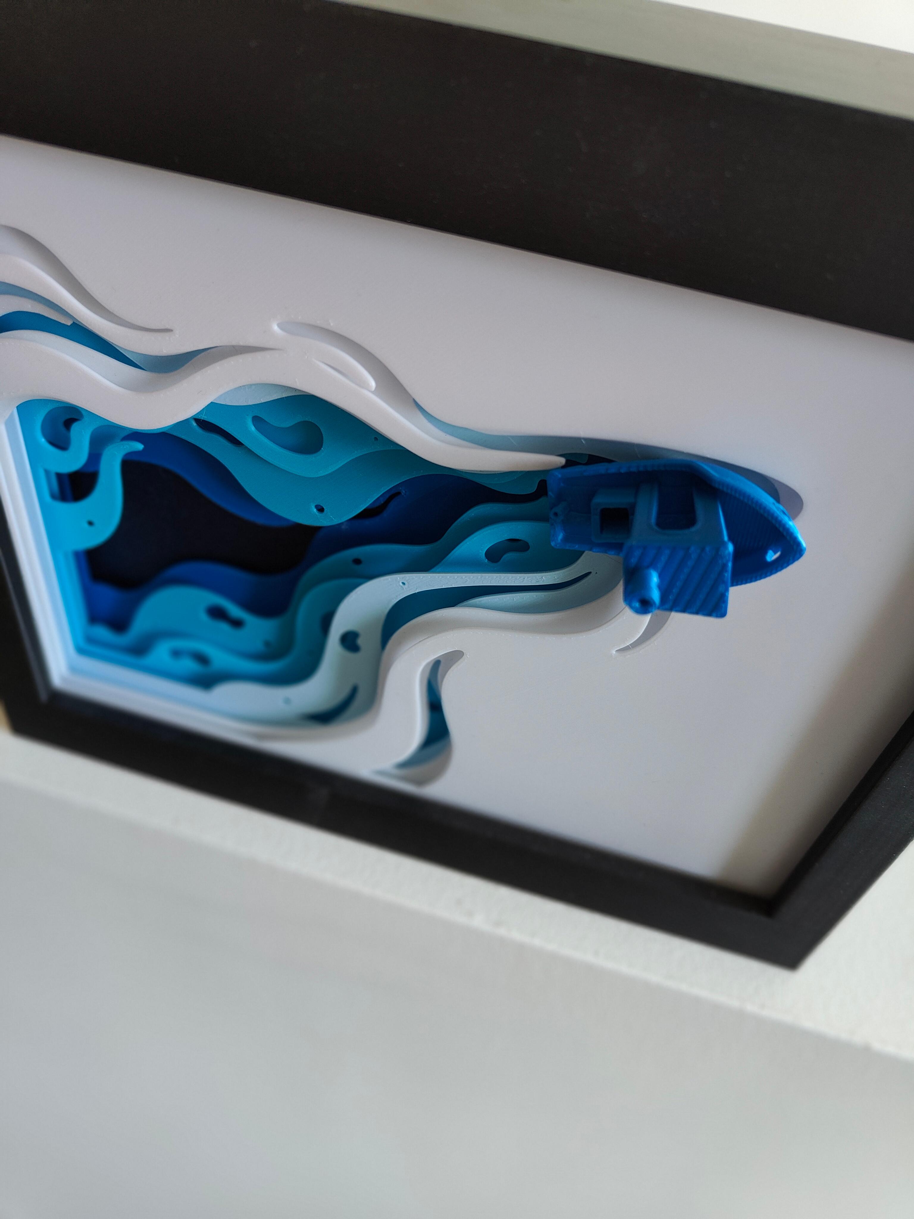 Ocean Traveler Shadow Box 3d model