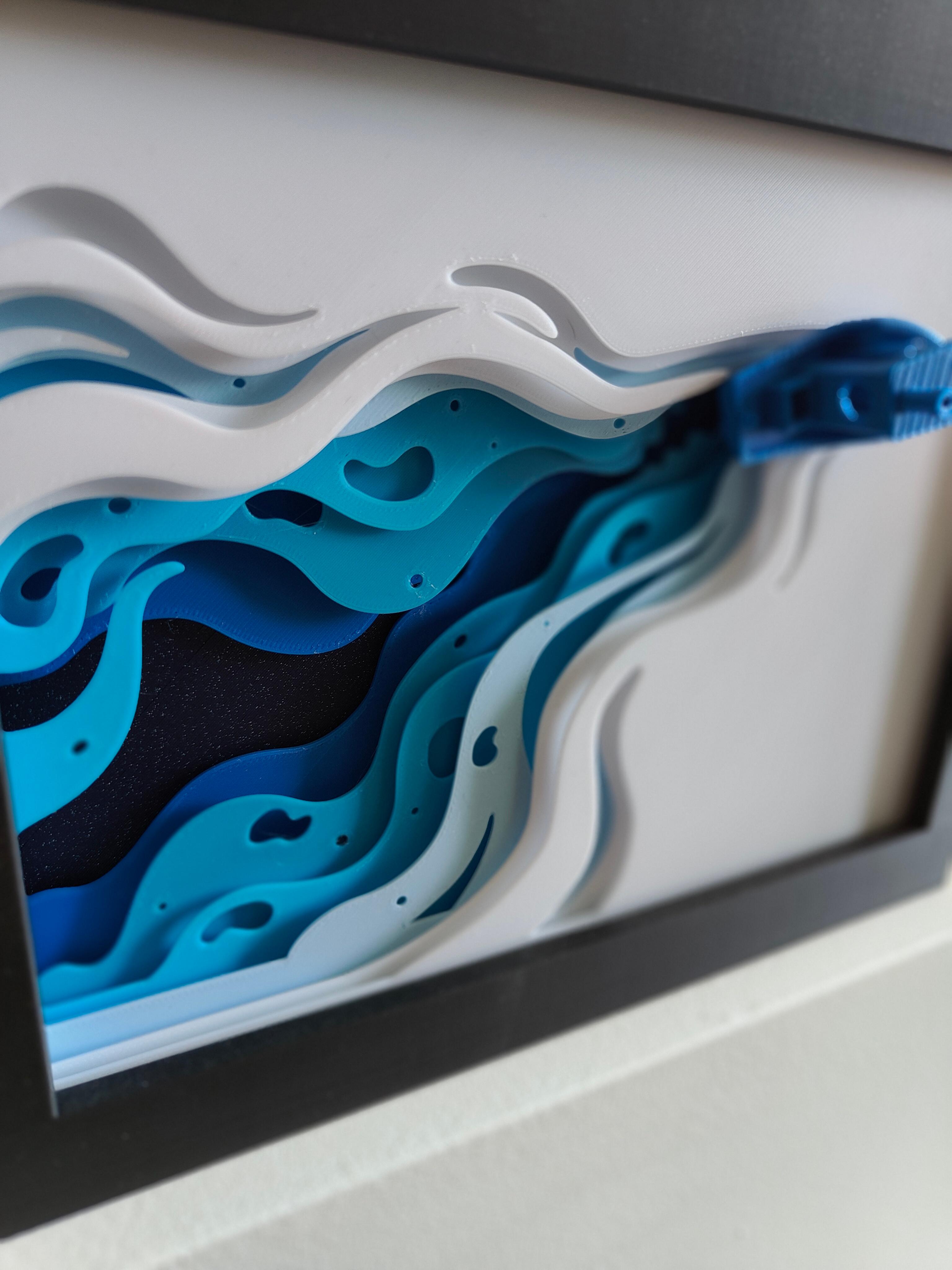 Ocean Traveler Shadow Box 3d model