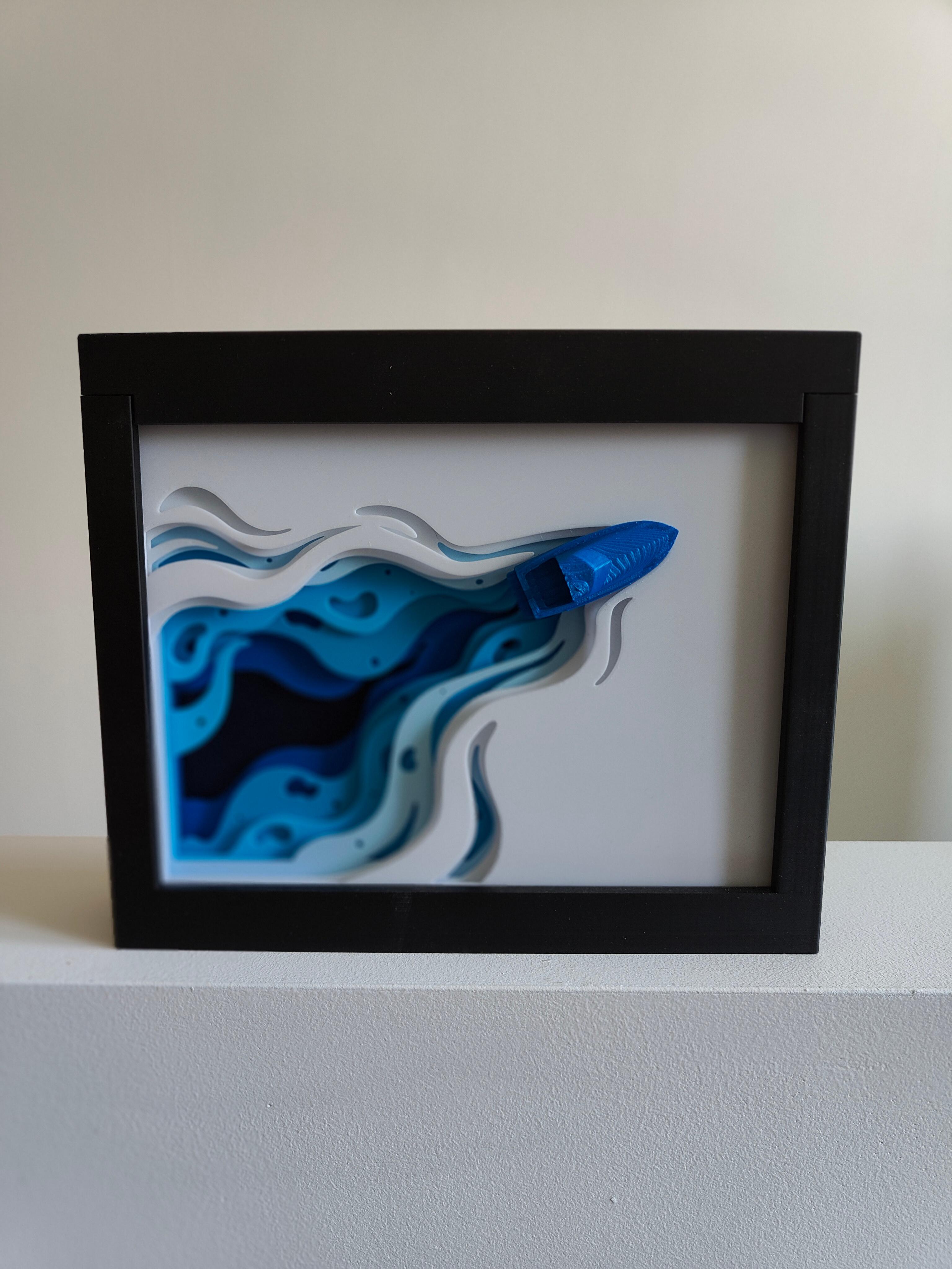 Ocean Traveler Shadow Box 3d model