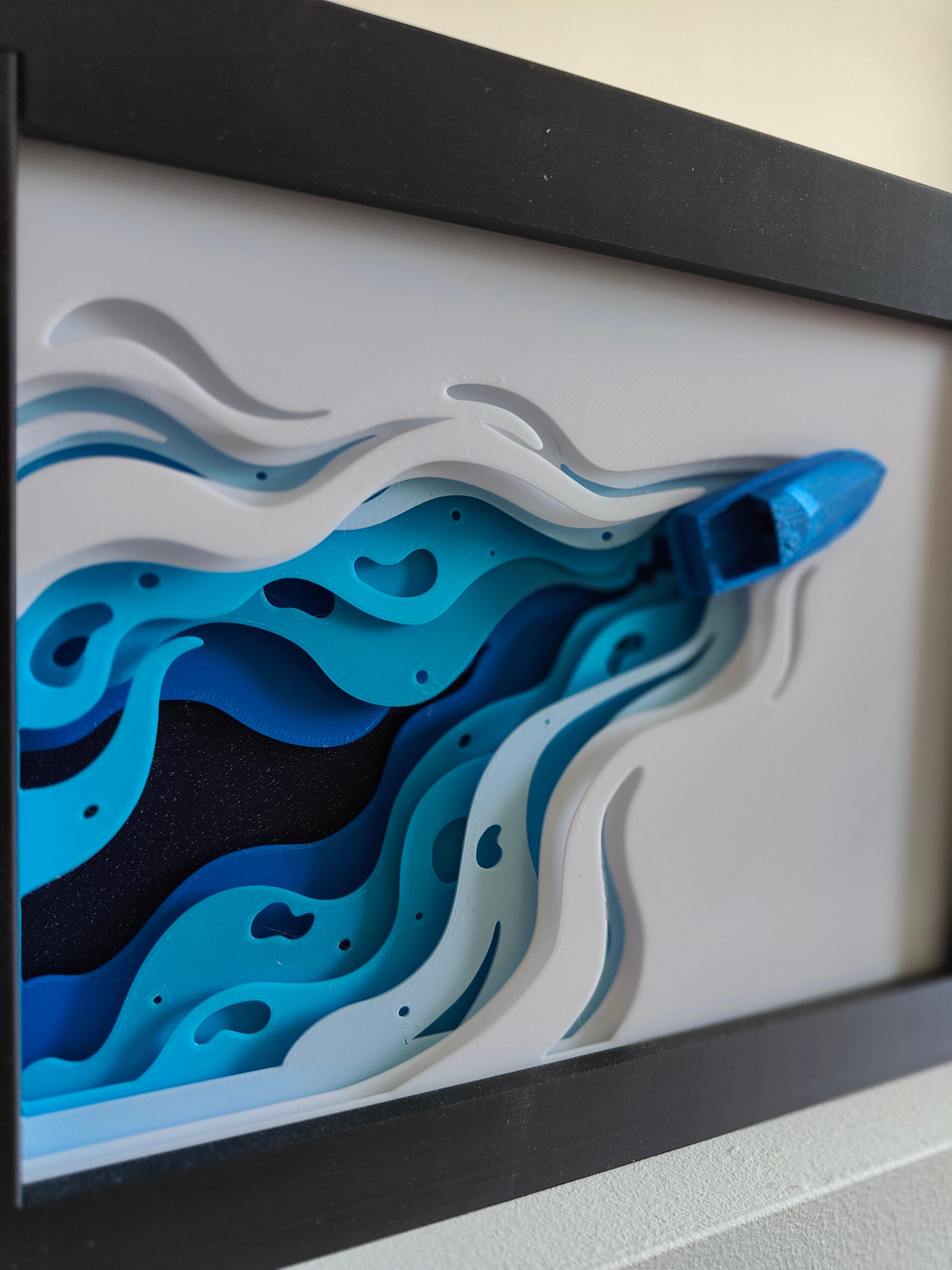 Ocean Traveler Shadow Box 3d model