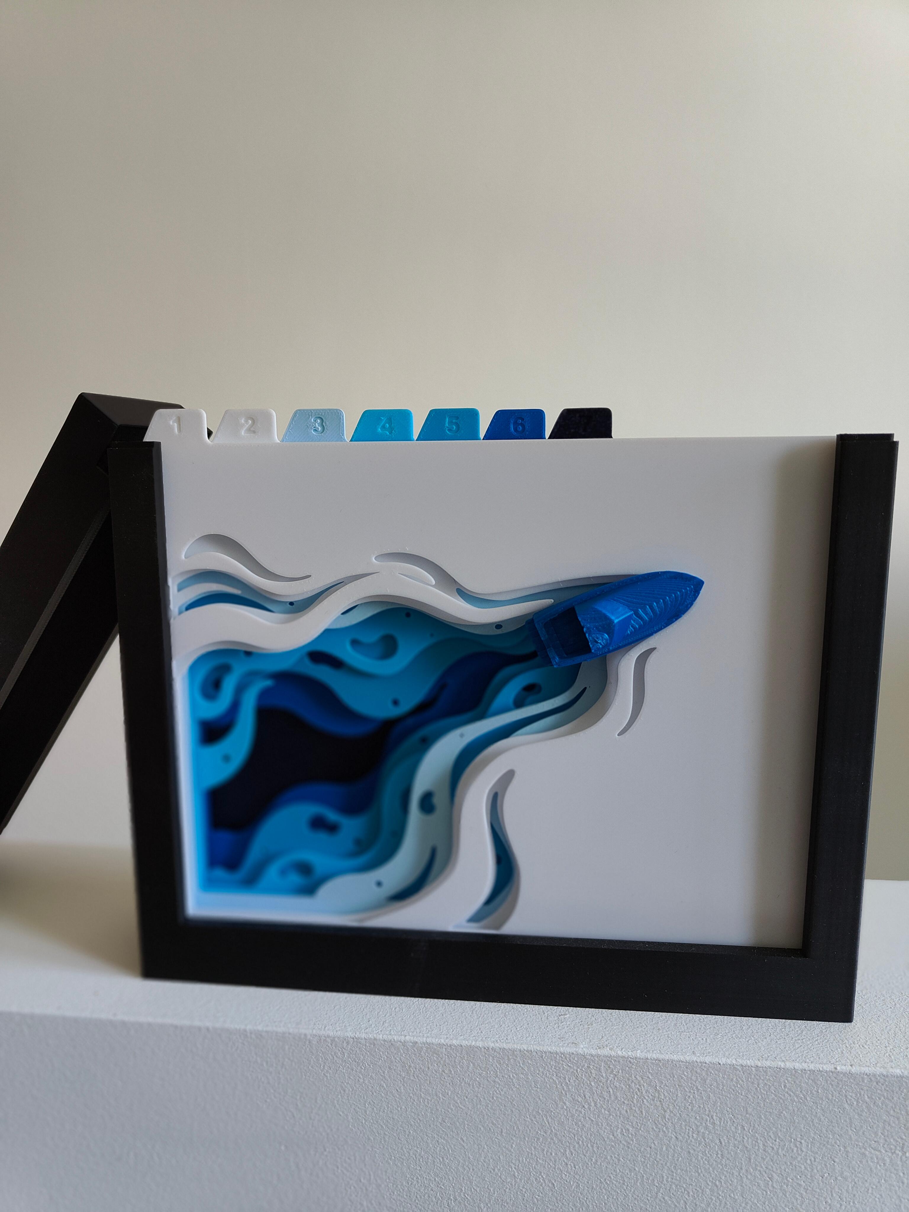 Ocean Traveler Shadow Box 3d model