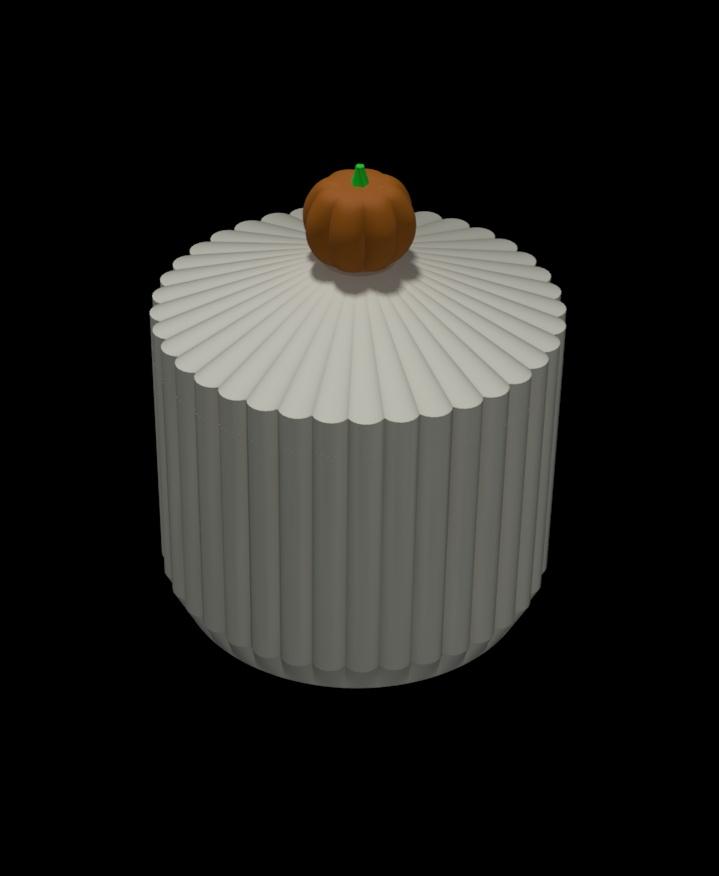 Pumpkin - Jar Top Handle 3d model