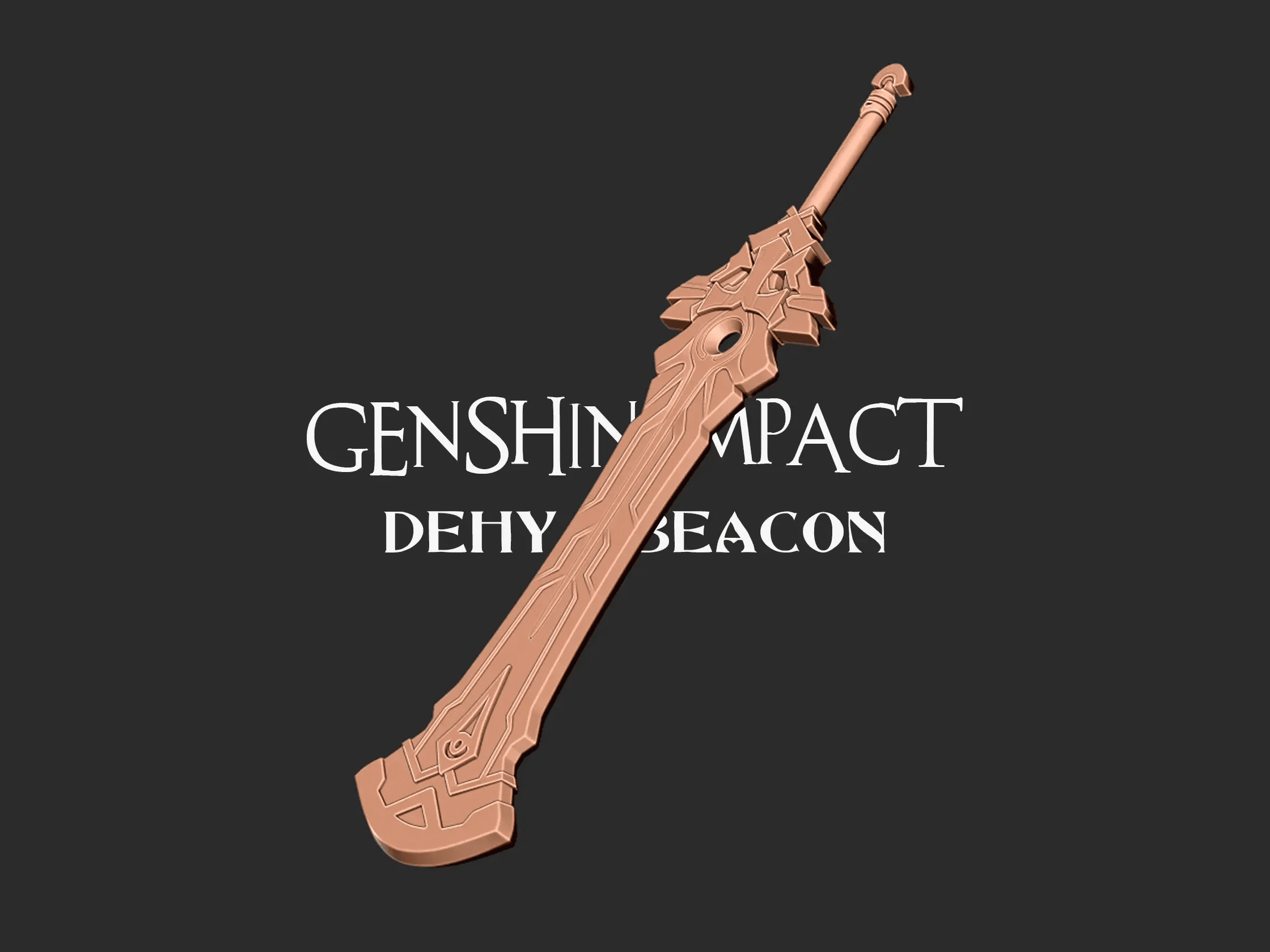 Genshin impact - Dehya Beacon of the Reed Sea 3D print model 3d model