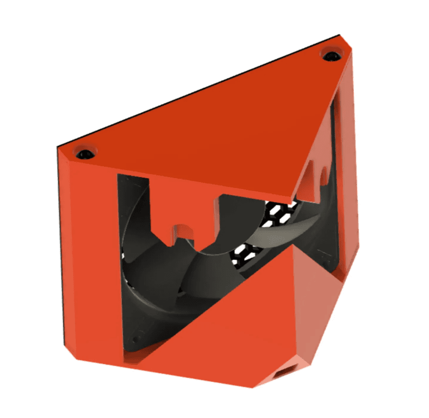  120mm Fan Mount for the Universal 3D Printer Enclosure by 3D Sourcerer 3d model