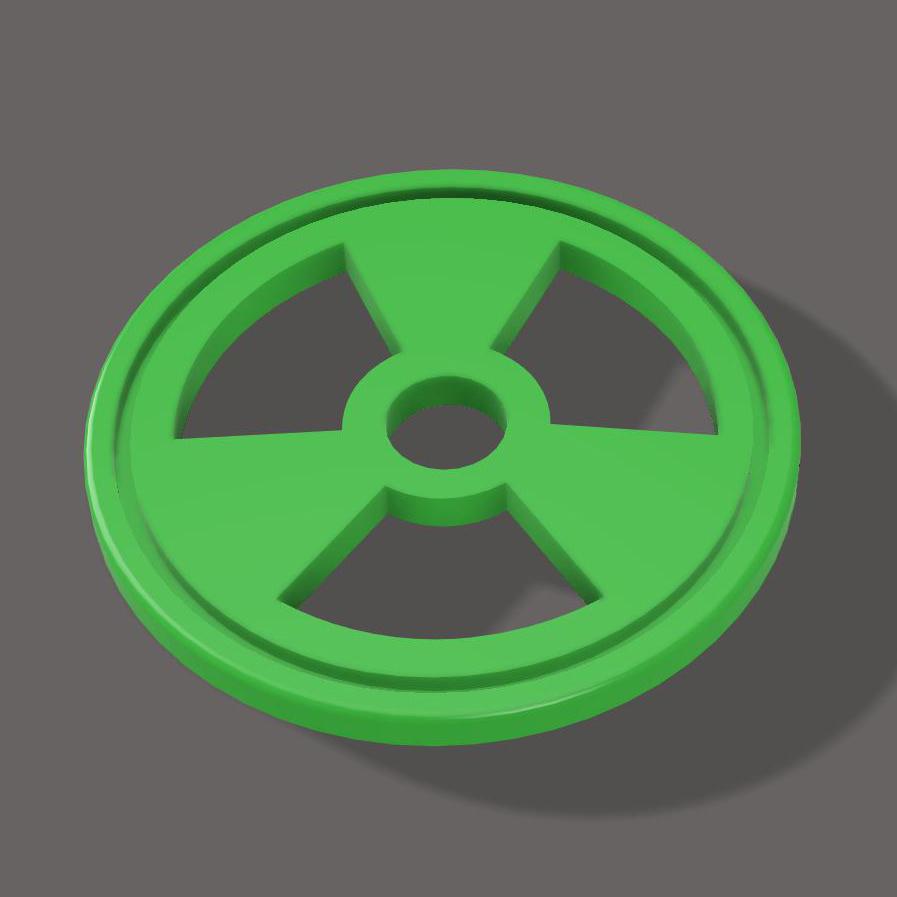 Nuke Coin 3d model