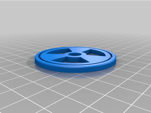 Nuke Coin 3d model