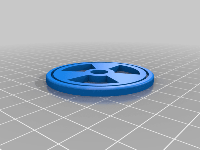 Nuke Coin 3d model