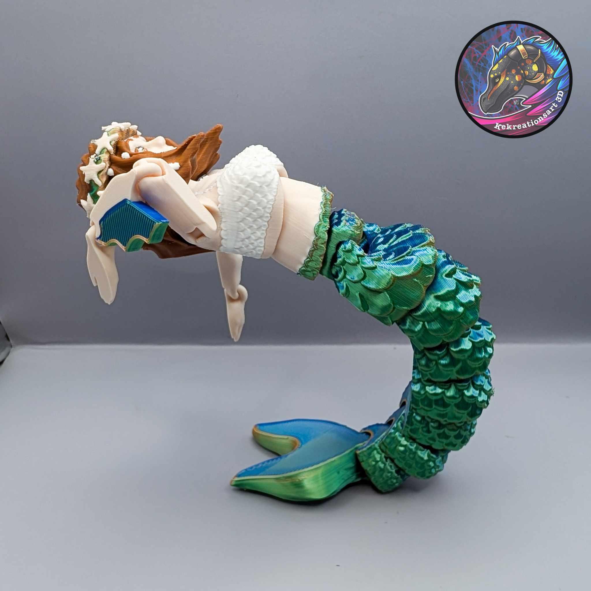 Flexi Mermaid Doll 3d model