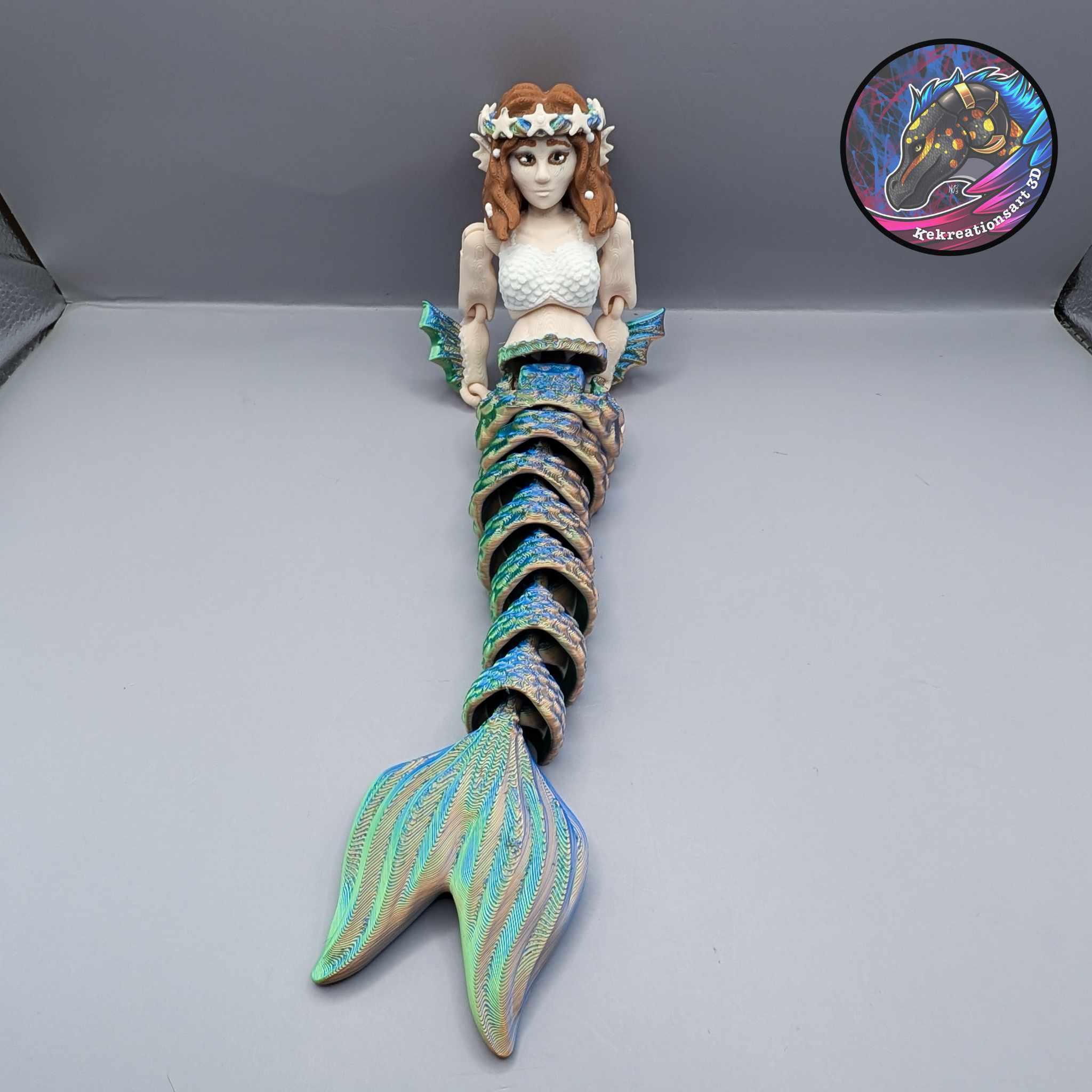 Flexi Mermaid Doll 3d model