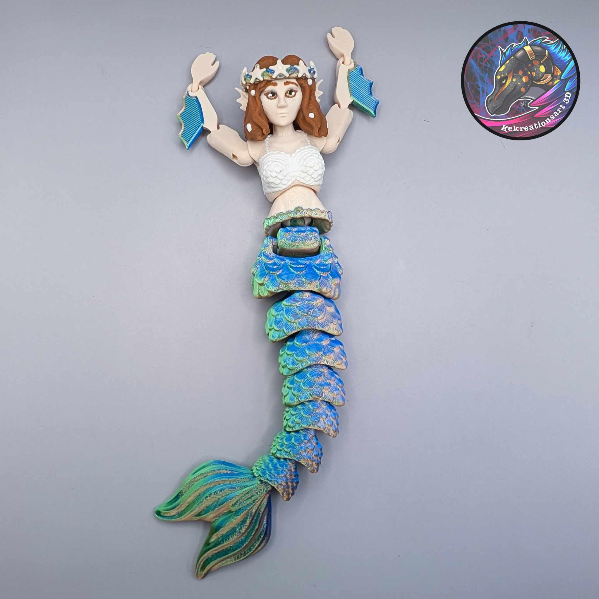 Flexi Mermaid Doll 3d model