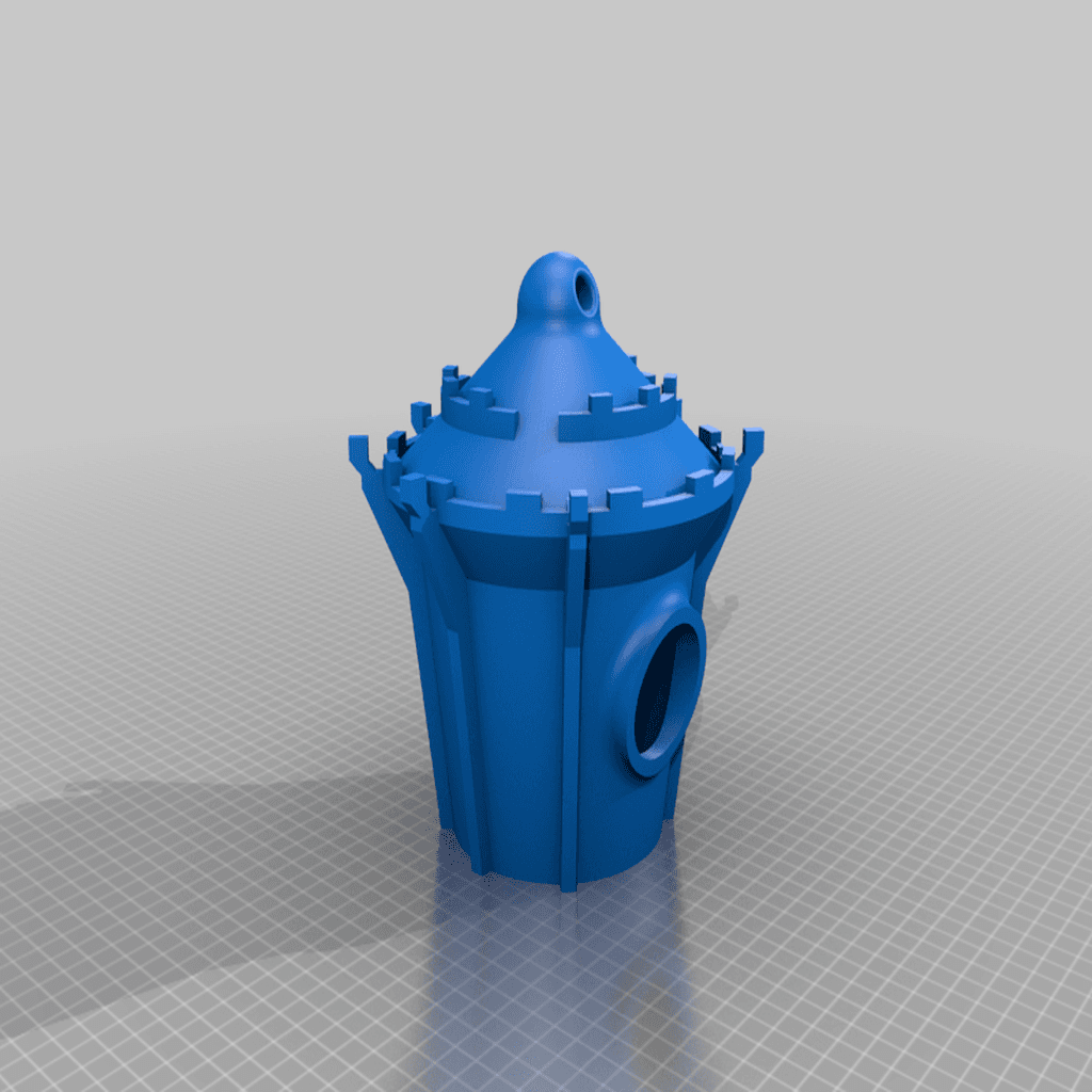 stylish birdhouse 3d model