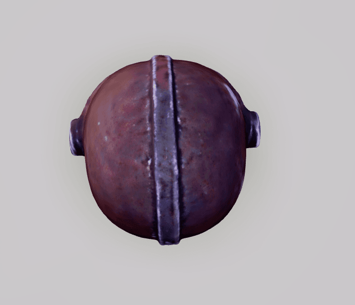 A mandalorian helmet V1 3d model