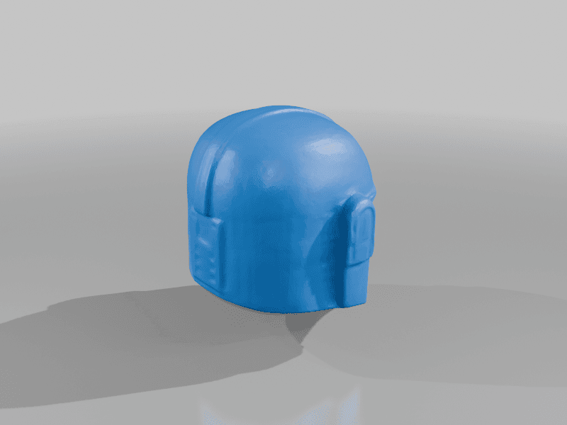 A mandalorian helmet V1 3d model