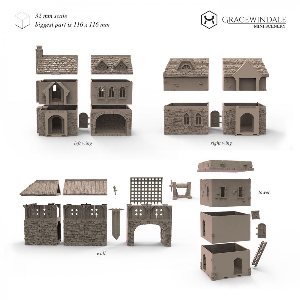 Barracks 3d model