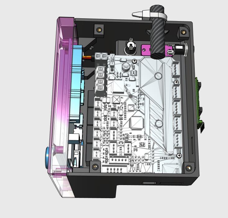 Electronics Case for E3 V3.0 and BTT-TFT-3.5-E3 3d model