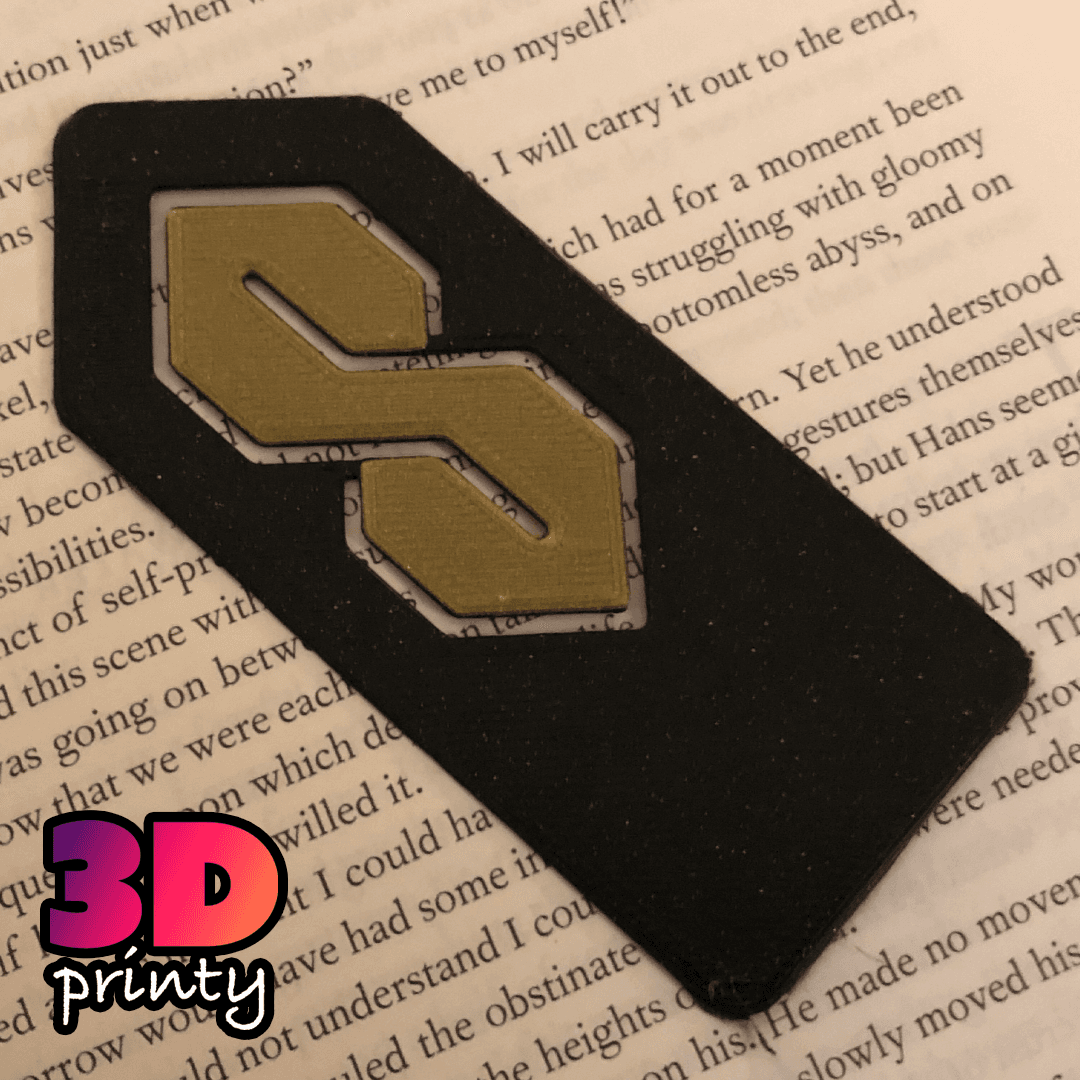 Cool S Bookmark 3d model