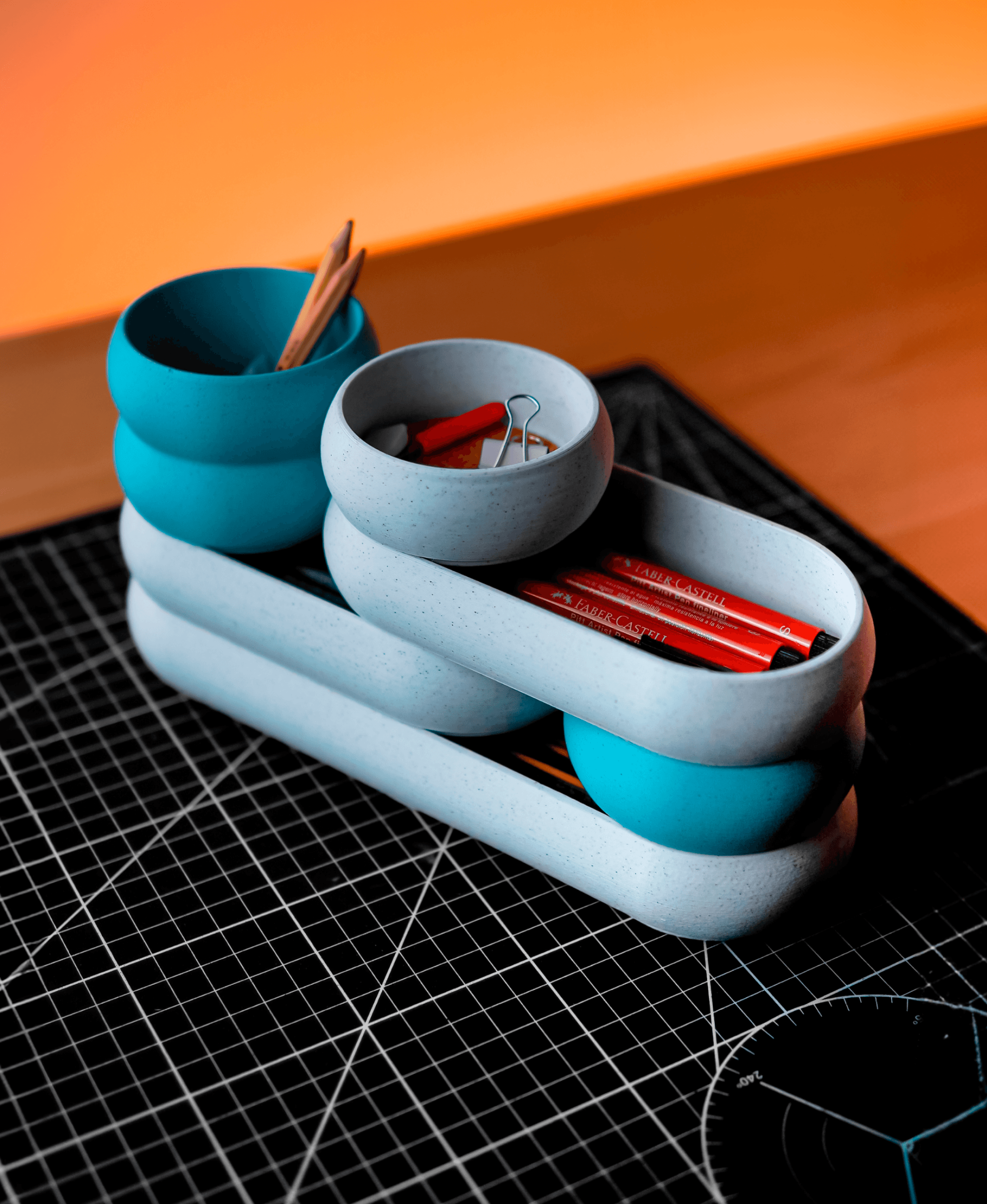 laulau · Modular Desk Organizer 3d model