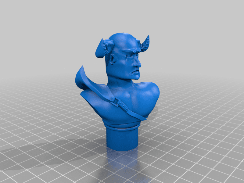 Demonic Tutor Bust 3d model