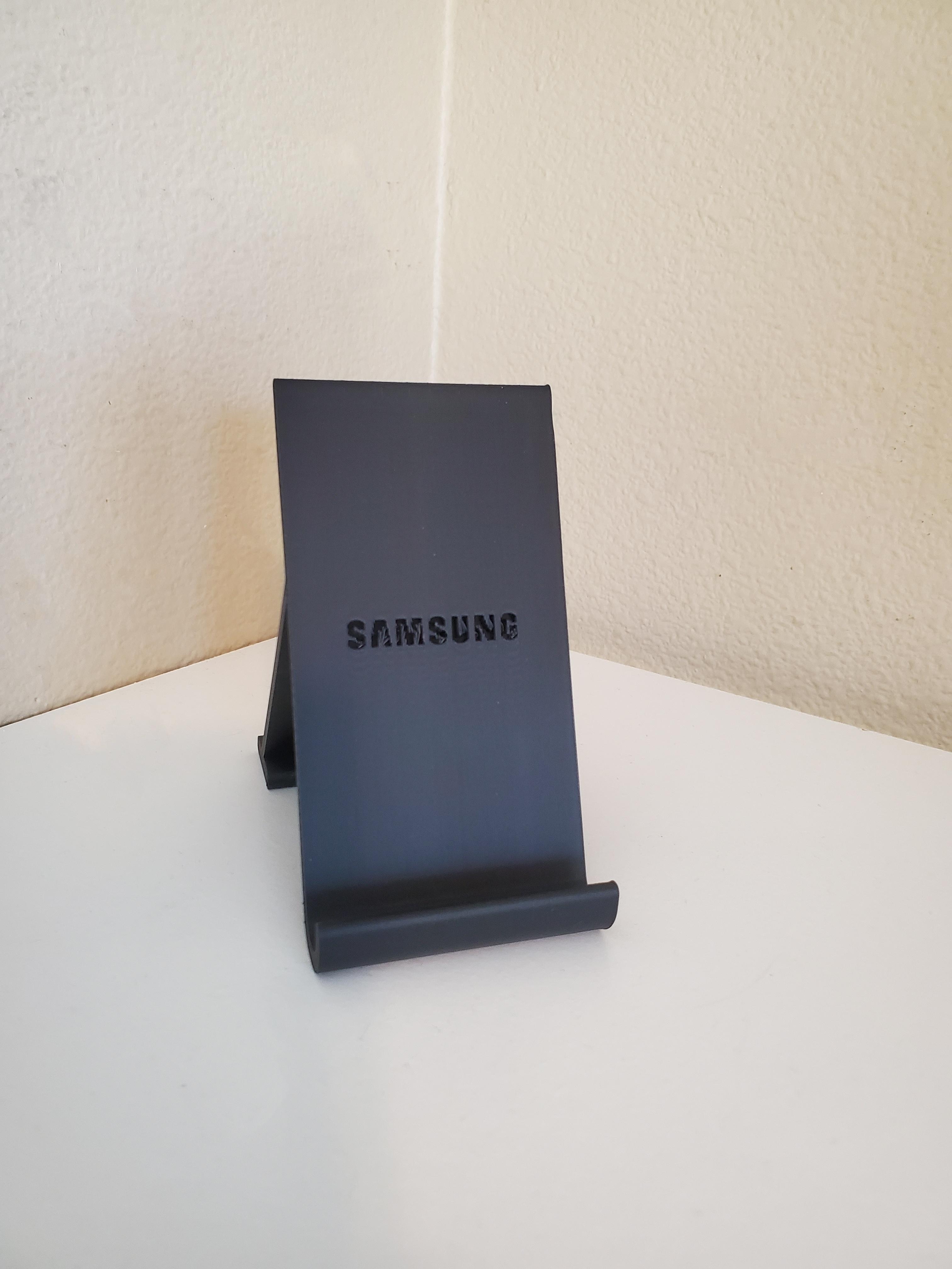 Double Sided Phone Holder - Samsung Themed 3d model