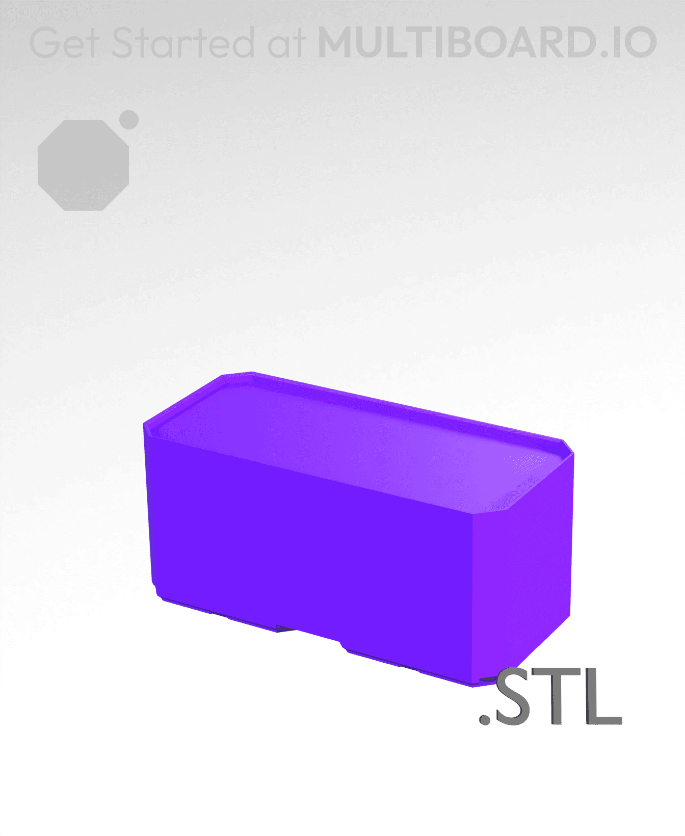 2x1x1 - Multibin Insert - STL Remixing File 3d model