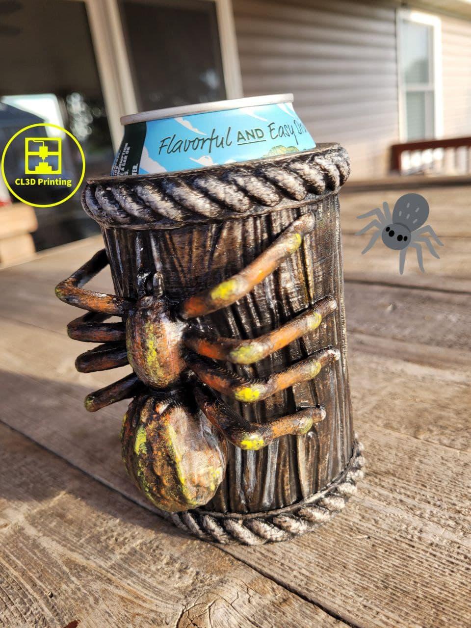 Halloween Spider Koozie 3d model