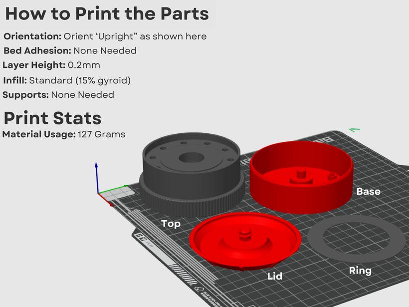 Spinning Switch Storage - Travel Version 3d model