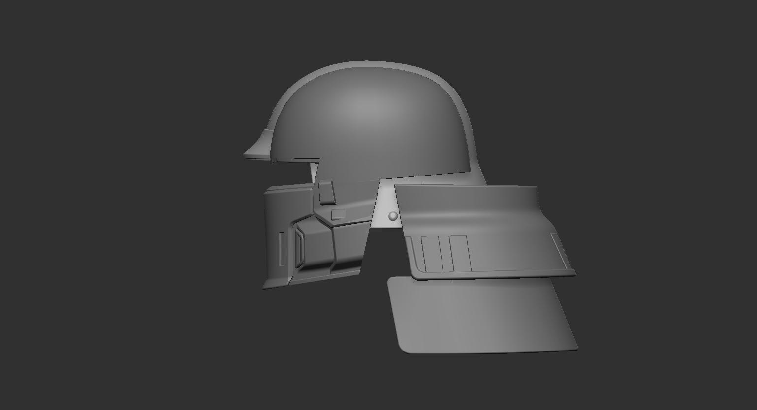 HELLDIVERS B-24 HELMET 3d model