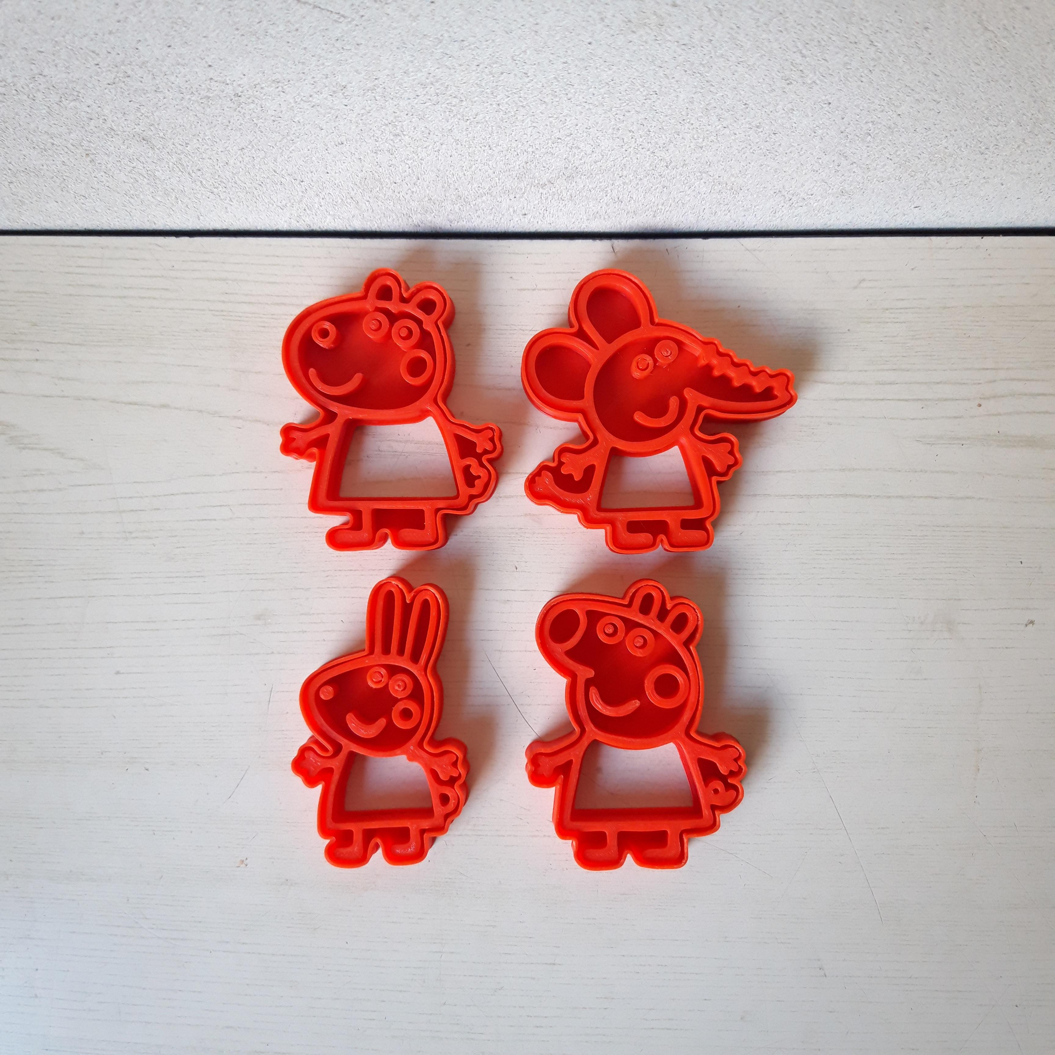 Peppa Pig cookie cutters 3d model