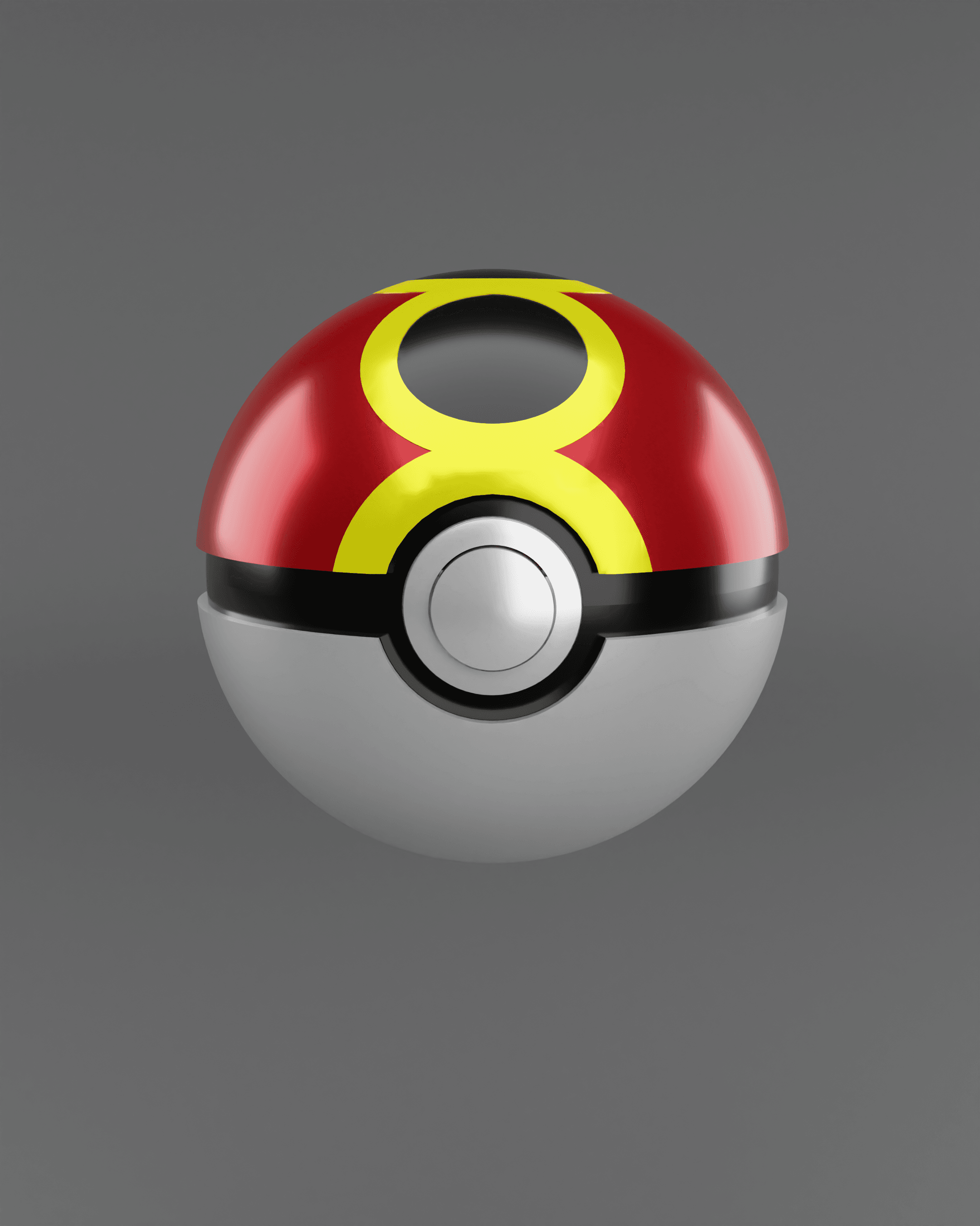 Repeat Ball Pokeball - Fan Art 3d model