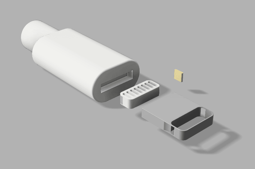 Apple Lightning Connector 3d model