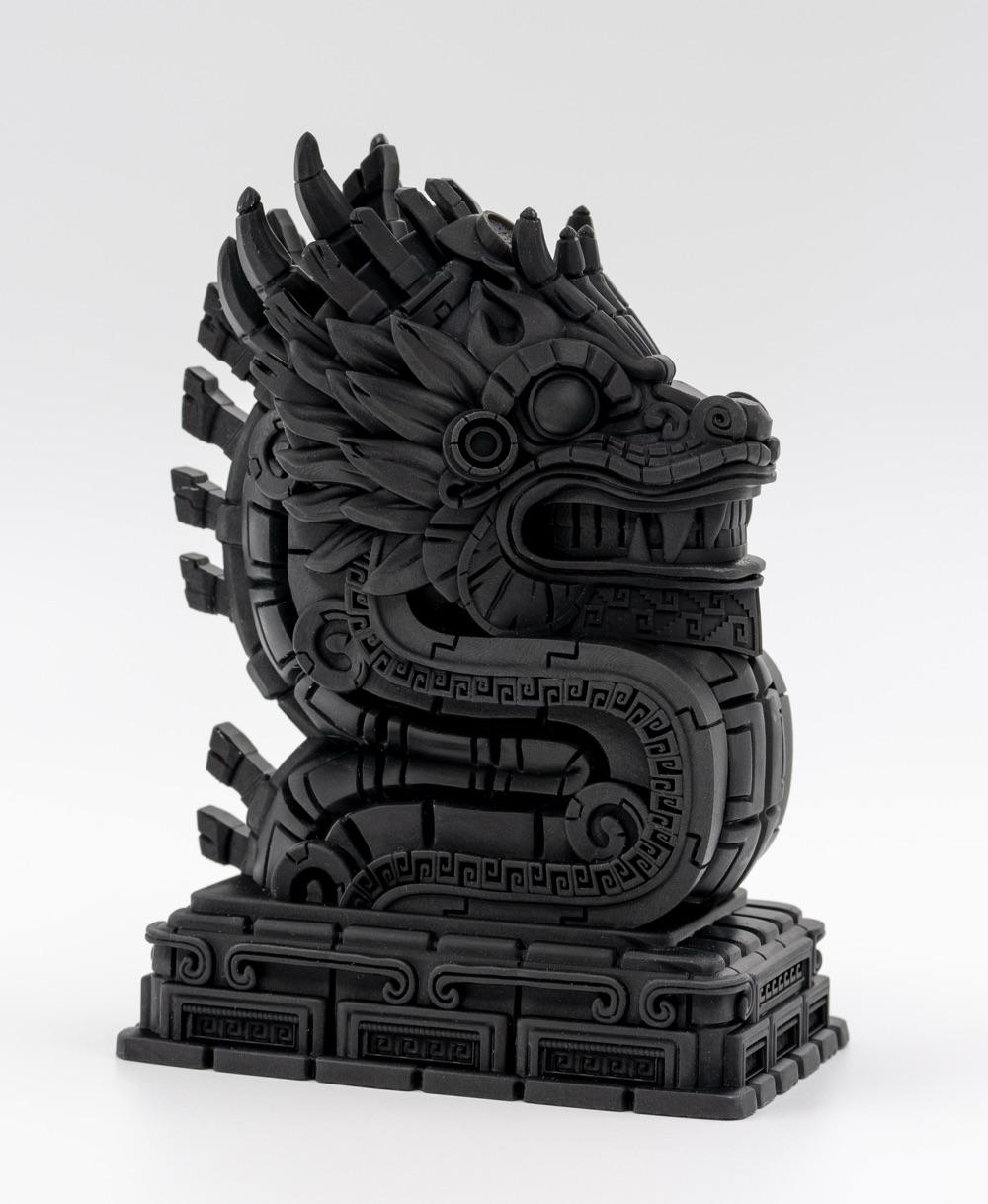 Aztec Dragon bust (Pre-Supported) 3d model