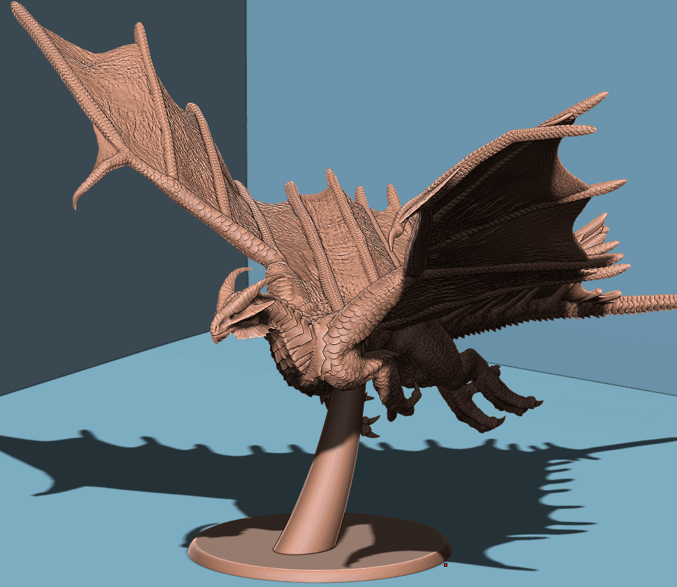 Copper Dragon Pack 3d model