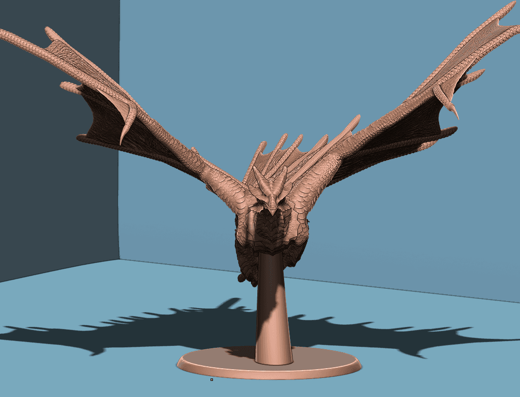 Copper Dragon Pack 3d model