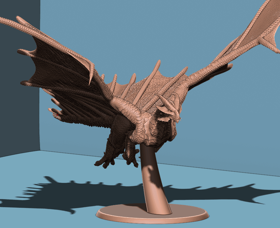 Copper Dragon Pack 3d model