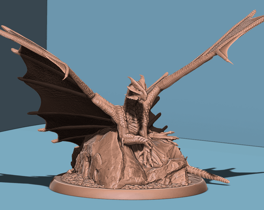 Copper Dragon Pack 3d model