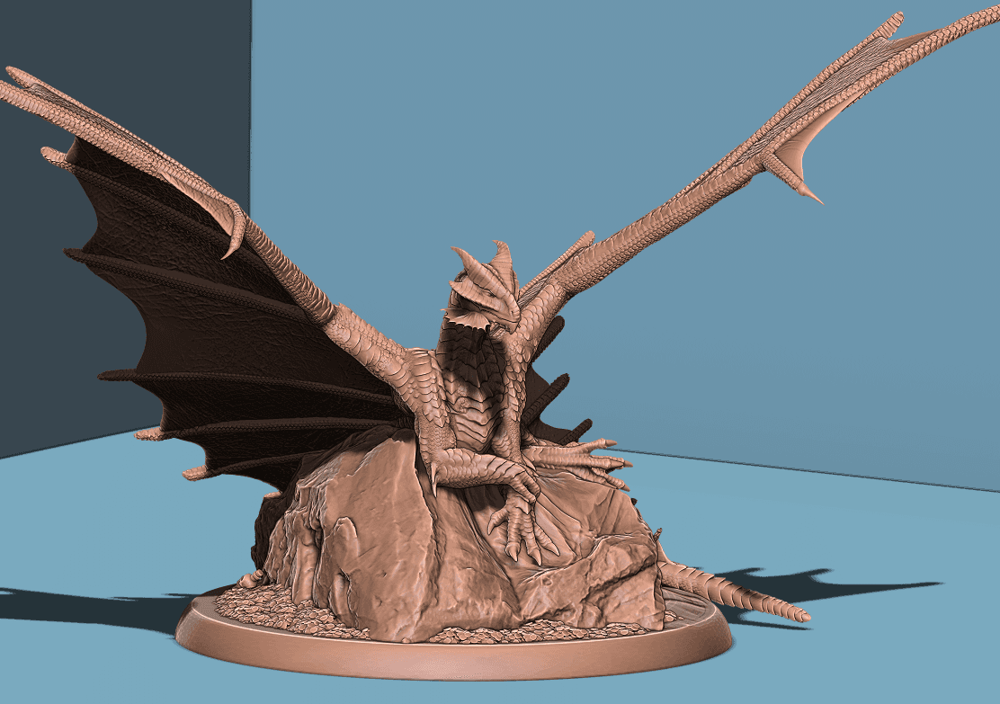 Copper Dragon Pack 3d model