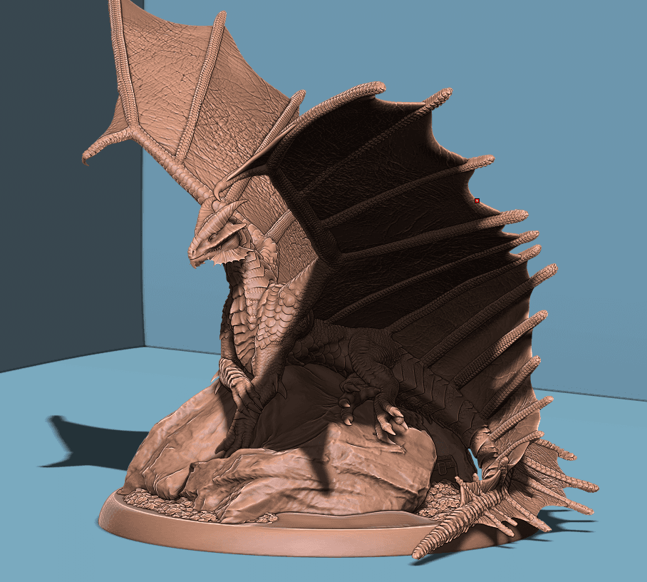 Copper Dragon Pack 3d model