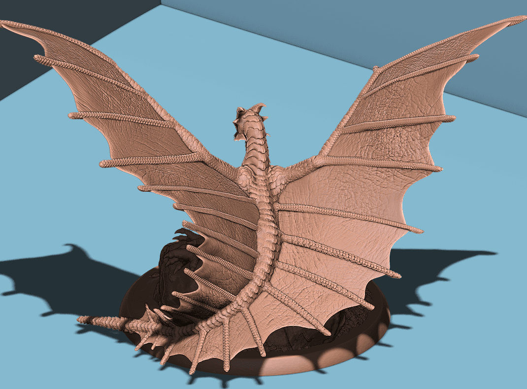 Copper Dragon Pack 3d model