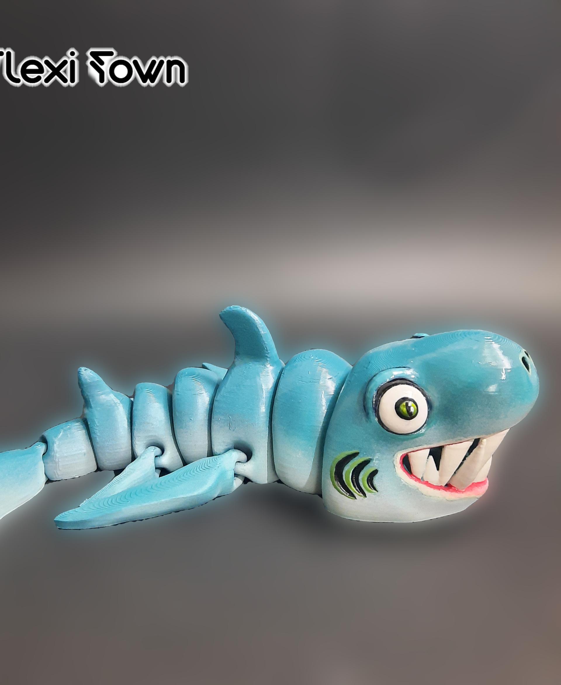 Flexi Print-in-Place Shark  3d model