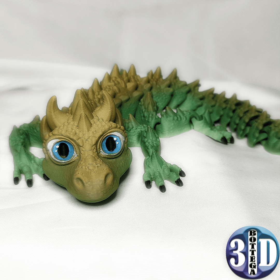 Articulated Baby Dragon 3d model