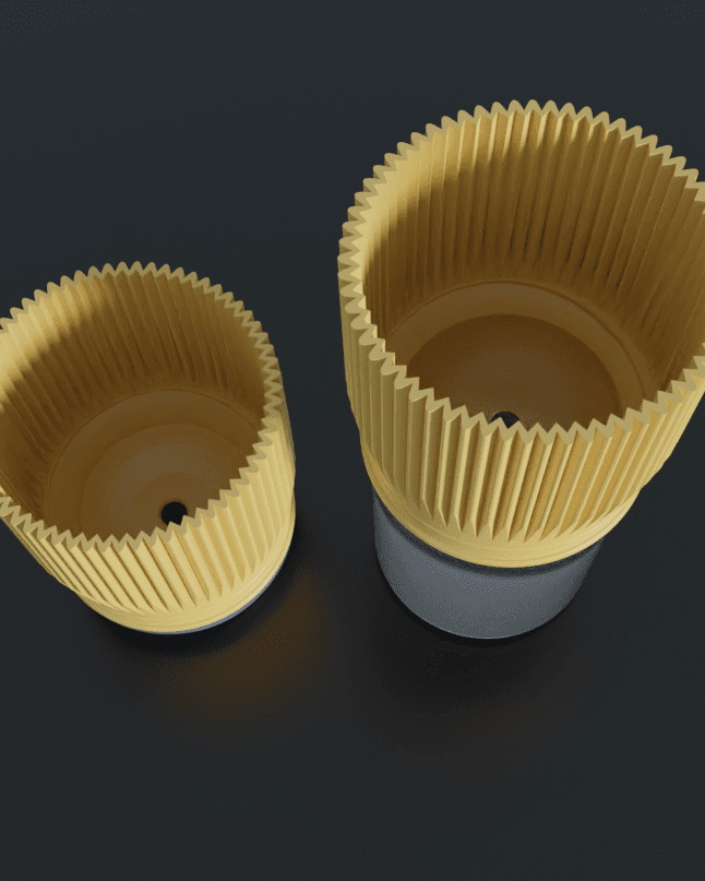 Mason Jar Planter - Convertible Drip Tray 3d model