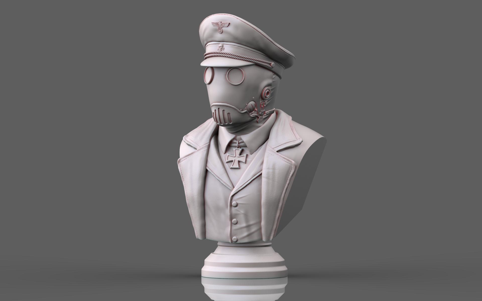 Karl Ruprect Kroenen Bust - Hellboy 3d model