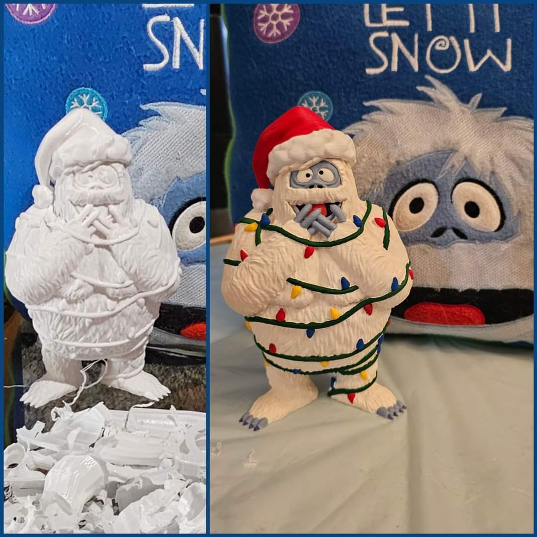 Bumble Decorates for Christmas - A real fun paint night with my GF. 😊 - 3d model