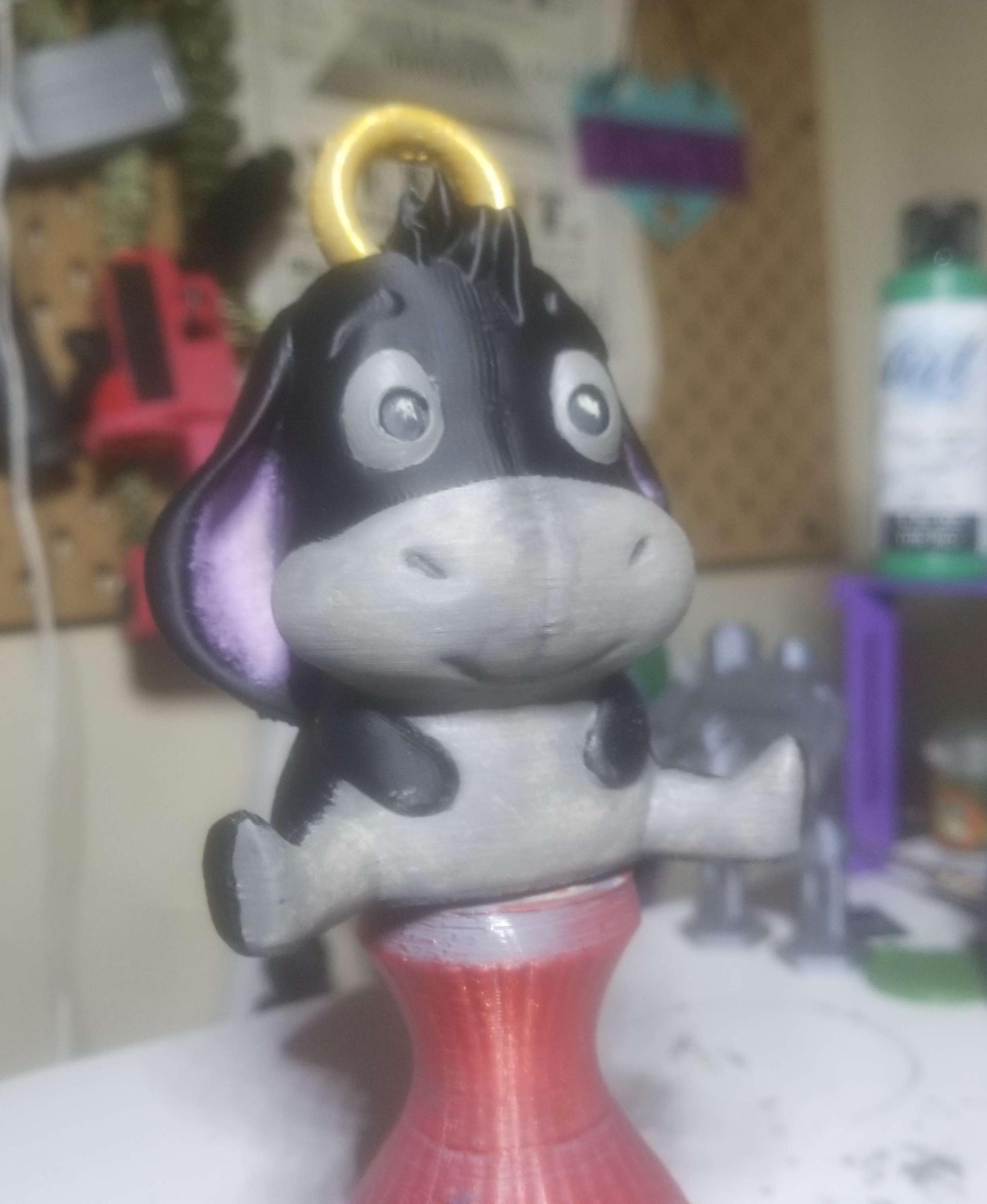 Eeyore Ornament - Support Free 3d model